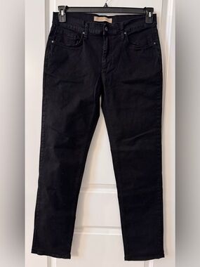 #z179 - Joe’s Jeans The Brixton Straight & Narrow Twill Denim Black Wash Jeans